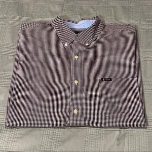Checkered Black Chaps Button-Up